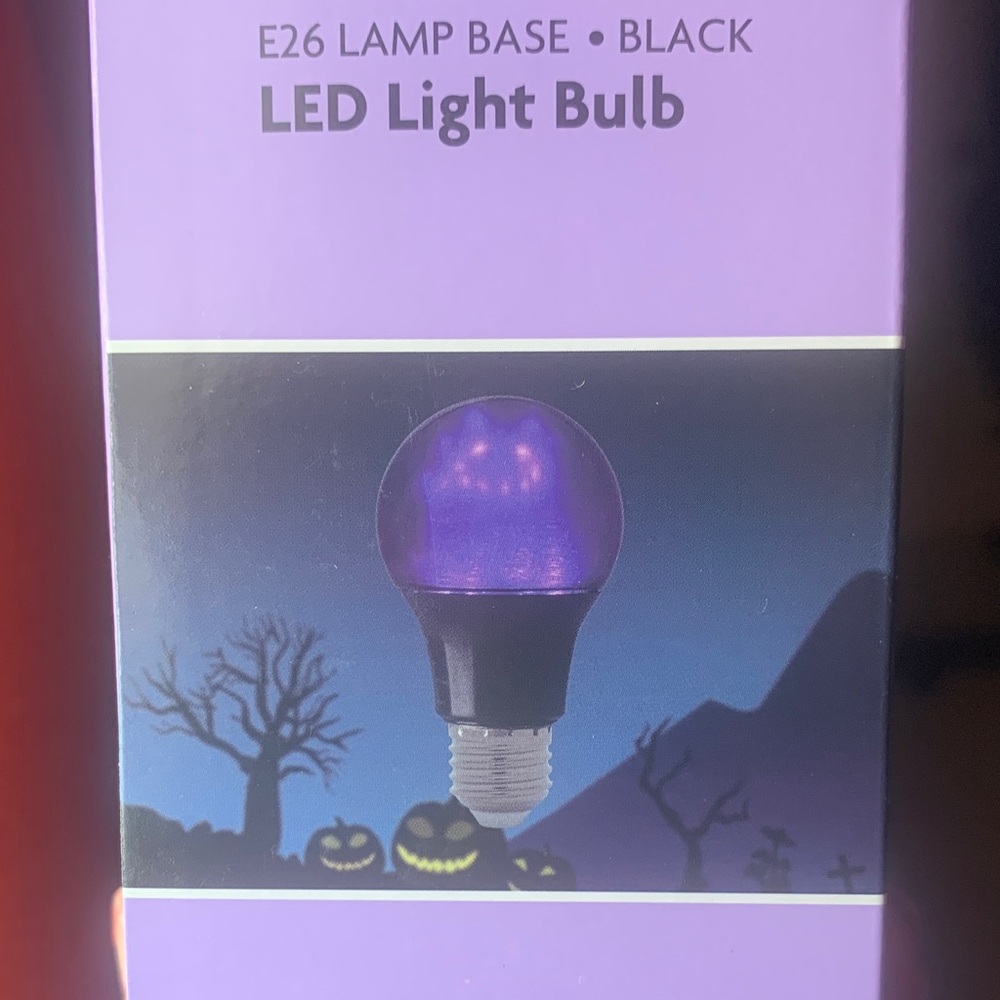 Black LED Light Bulb